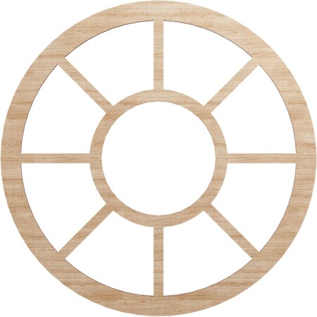 Ekena Millwork Grace Wood Fretwork Pierced Ceiling Medallion, Alder, 24"OD x 8 3/4"ID x 1/4"T CMWP24X0250GRAL